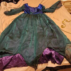 Peacock Fairy Dress - handmade